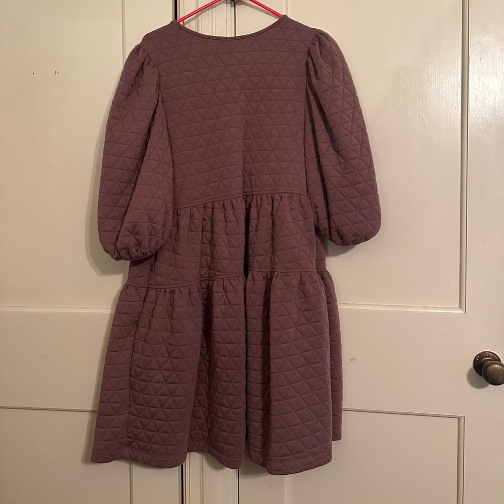A New Day Purple Quilted Dress - Picture 2 of 3
